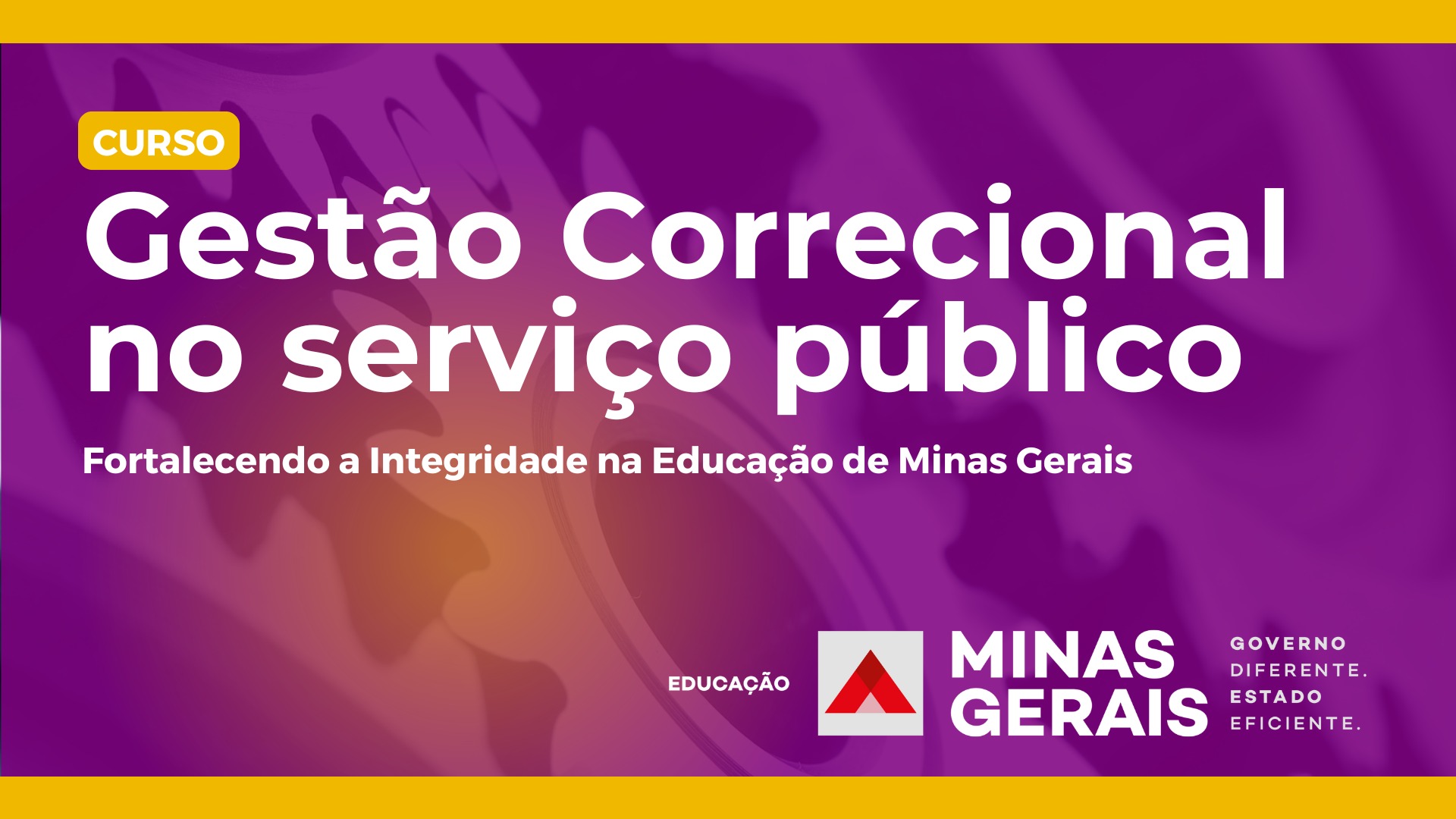 Curso: Gestão Correcional no serviço público