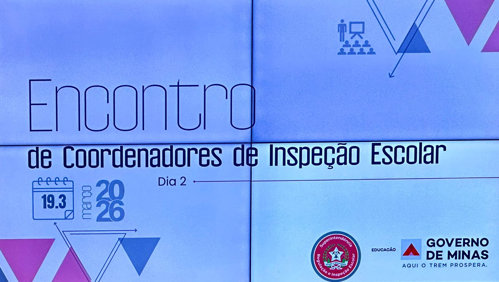 SRE Ponte Nova participa de Encontro Técnico de Coordenadores de Inspeção Escolar em Belo Horizonte